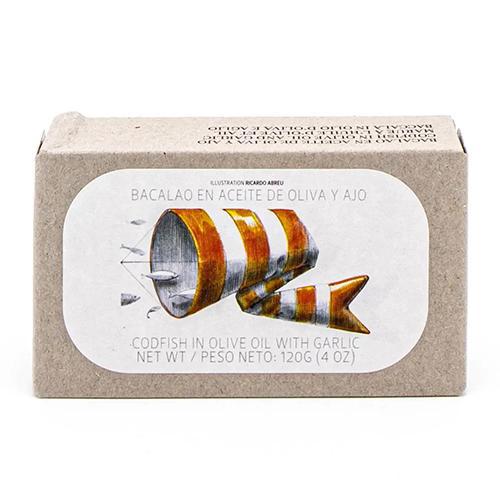 Jose Gourmet - Codfish in Olive Oil & Garlic (120G)