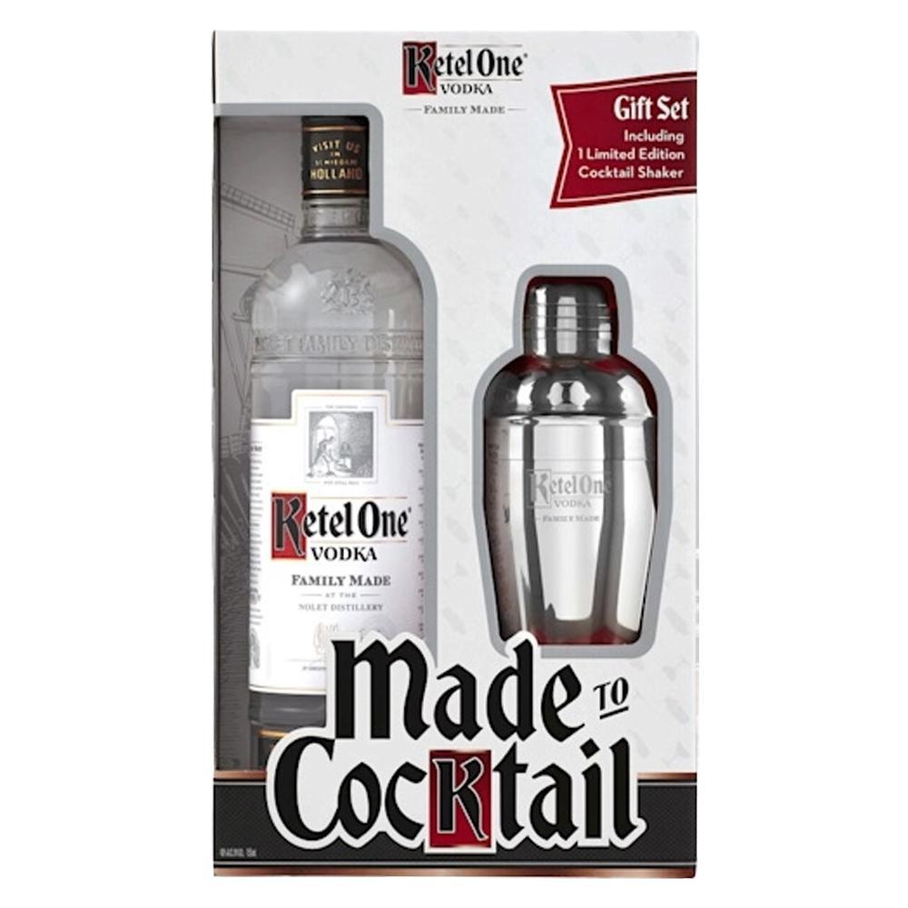 Ketel One - 'Original' Vodka w/ Cocktail Shaker Gift Set (750ML).