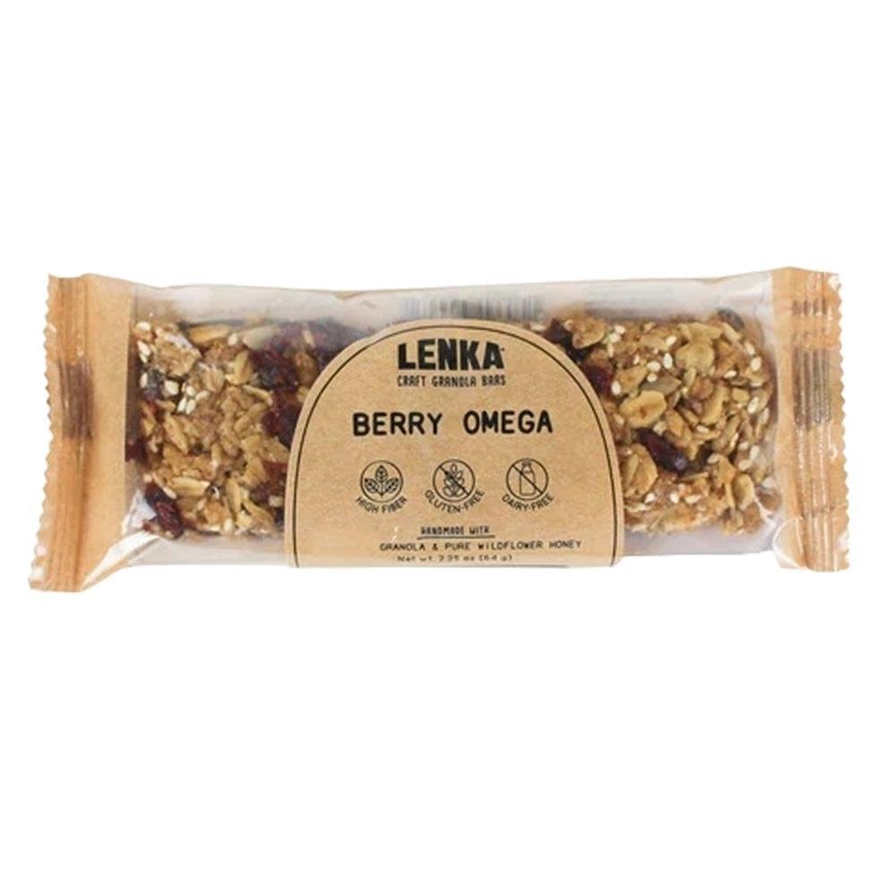 Lenka Craft Granola Bars - 'Berry Omega' Granola Bar (2.25OZ).