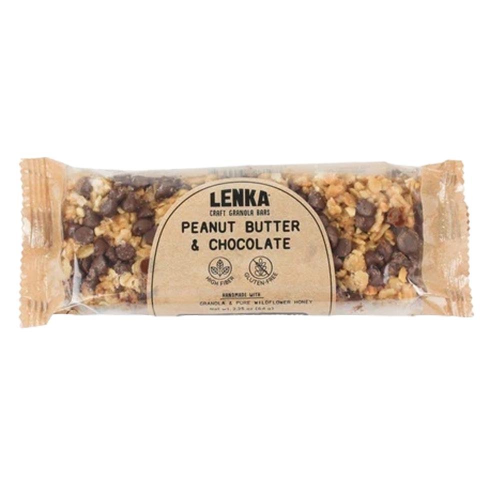 Lenka Craft Granola Bars - 'Peanut Butter & Chocolate' Granola Bar (2.25OZ).