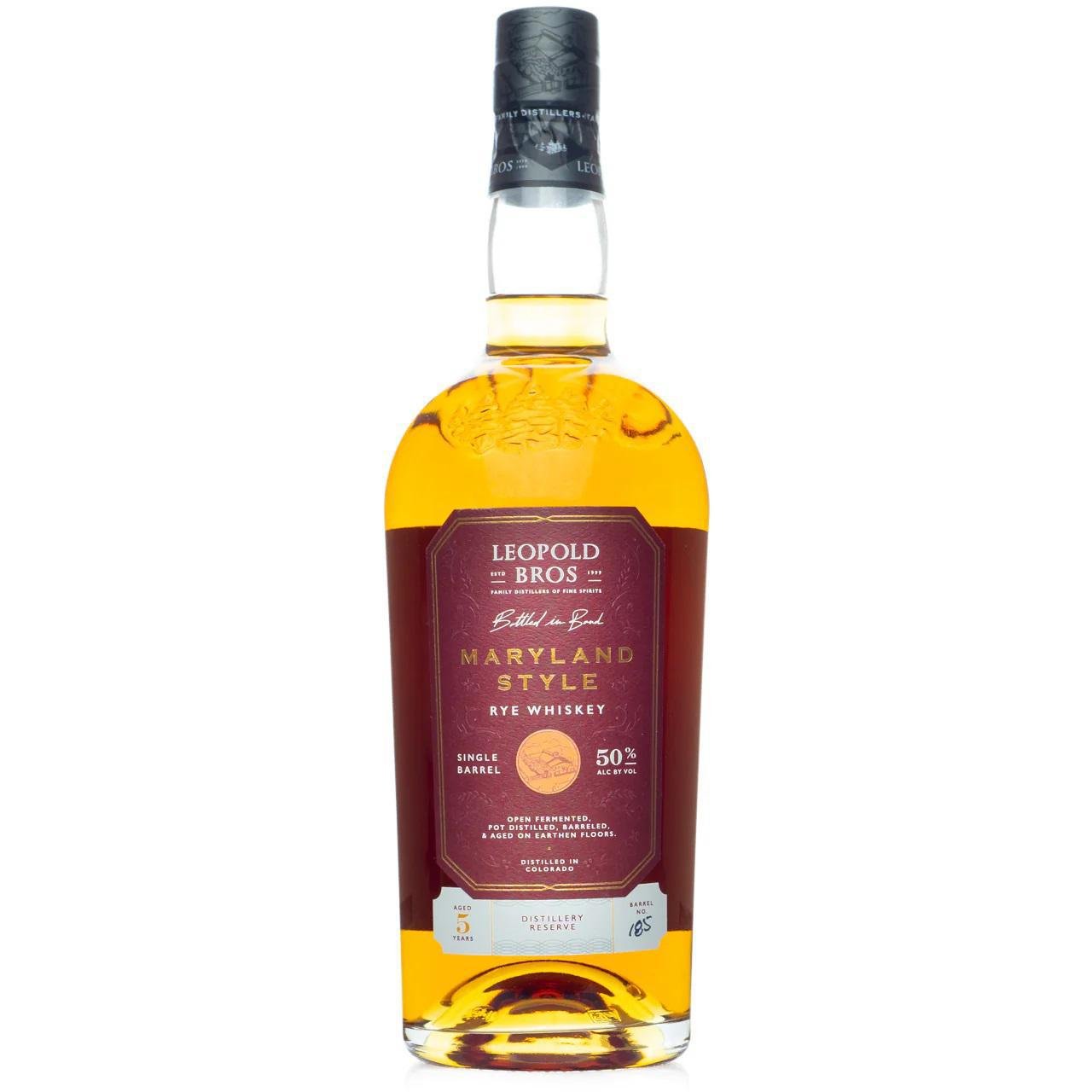 Leopold Bros. - 'Maryland Style' 5yr Rye (750ML)