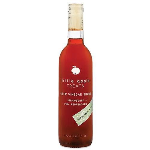 Little Apple Treats - Strawberry & Pink Peppercorn Shrub (375ML).