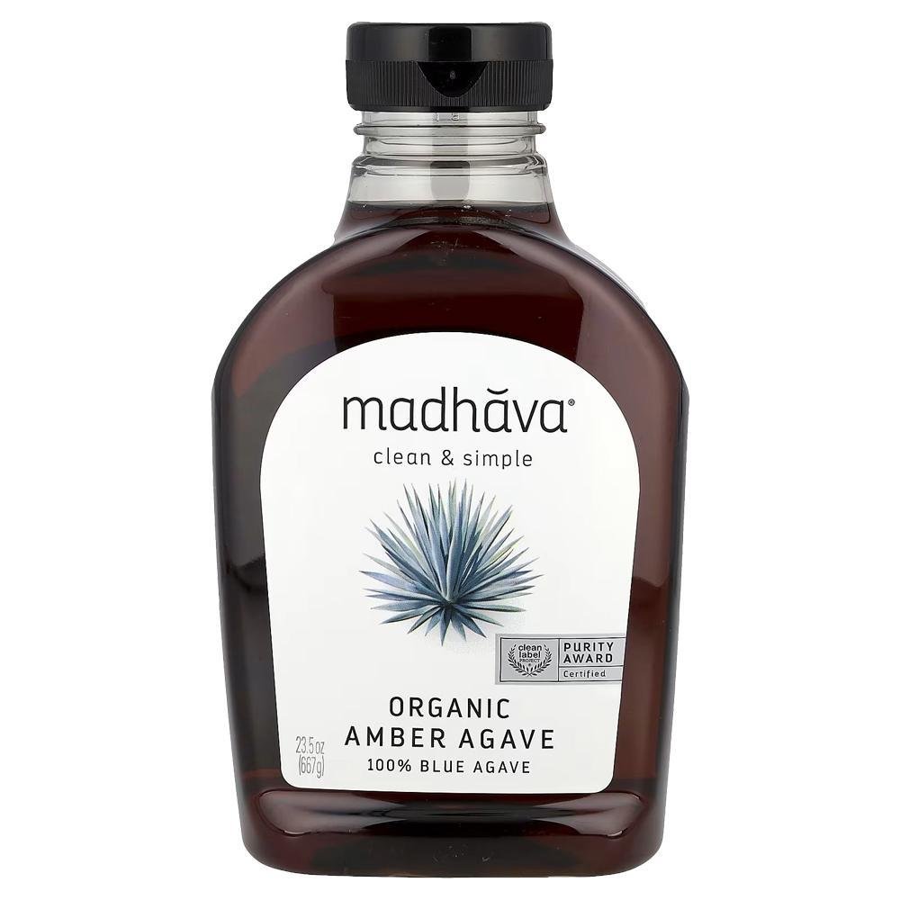 Madhava - Raw Amber Agave Nectar (17OZ).