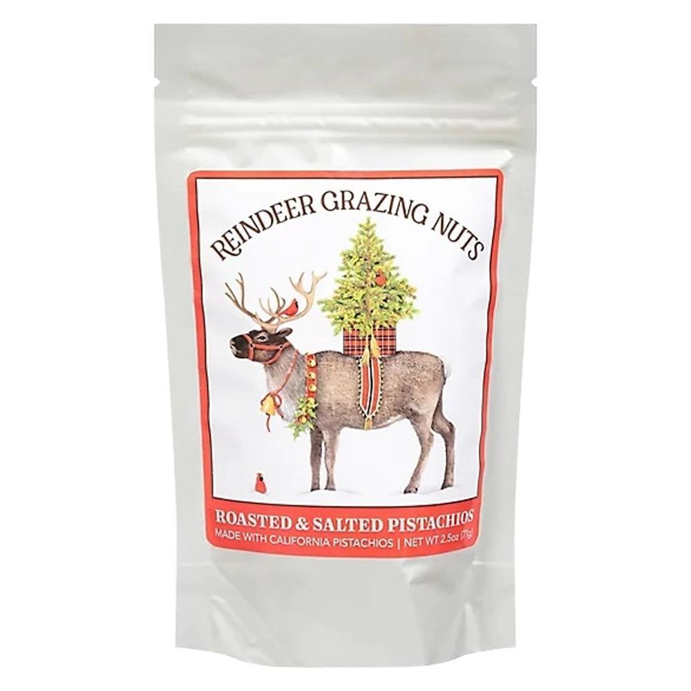 Maisie Jane's - 'Reindeer Grazing Nuts' Roasted & Salted Pistachios (2.5OZ).