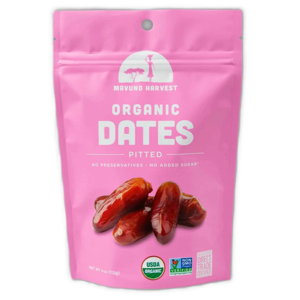 Mavuno Harvest - Organic Pitted Dates (4OZ).