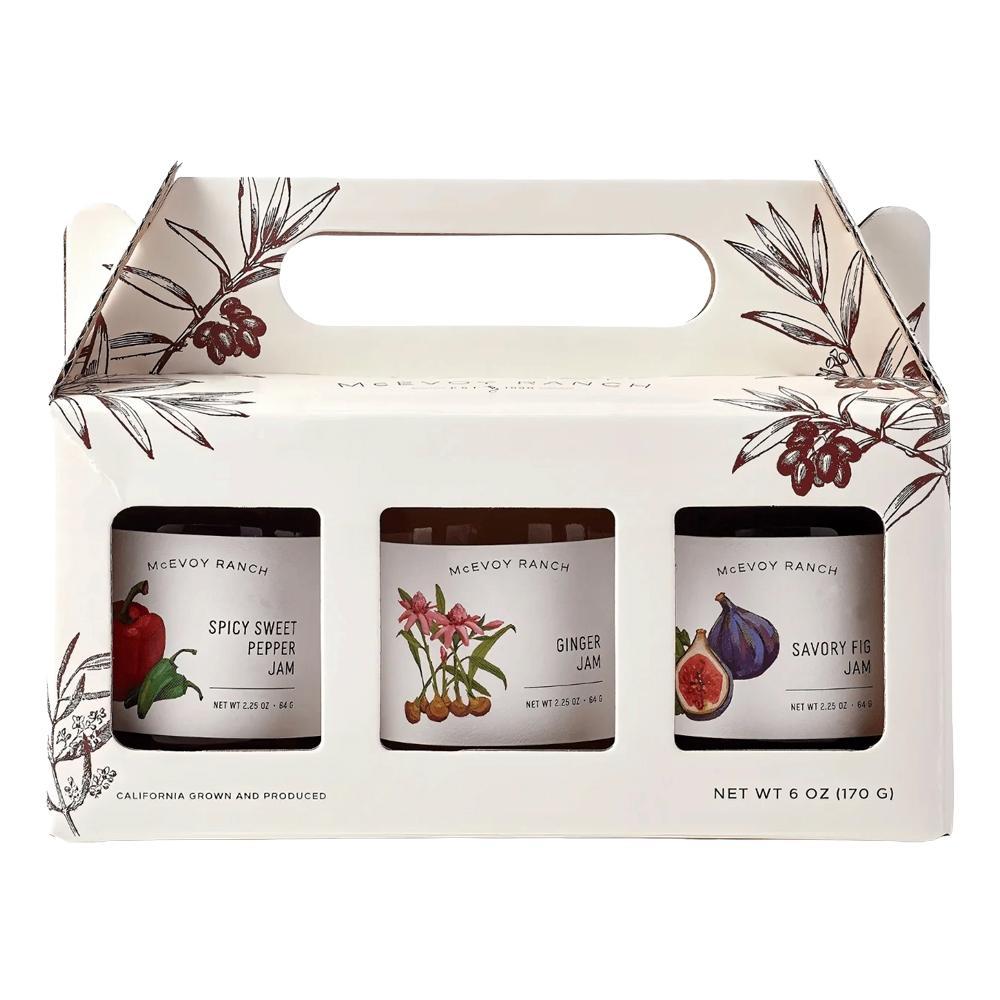McEvoy Ranch - Mini Savory & Sweet Jam Gift Pack (3CT)