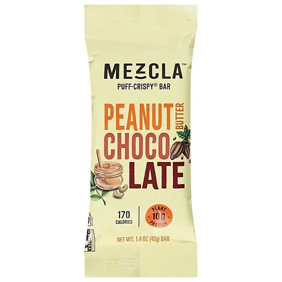 Mezcla - 'Peanut Butter Chocolate' Plant-Based Protein Bar (40G).