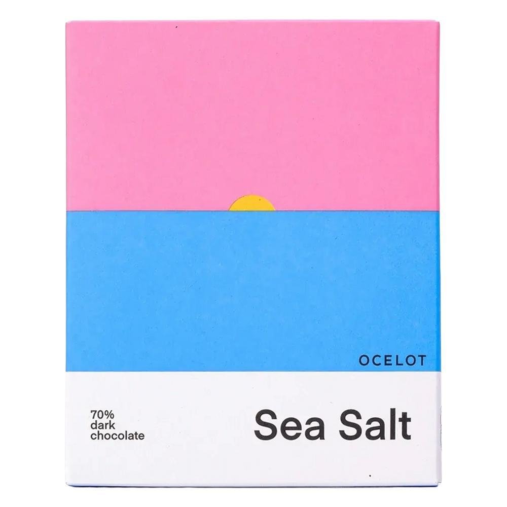 Ocelot Chocolate - 'Sea Salt' Dark Chocolate Bar (70% | 70G)