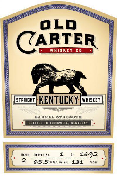 Old Carter Whiskey Co. - 'Batch 2' Kentucky Straight Whiskey (750ML)