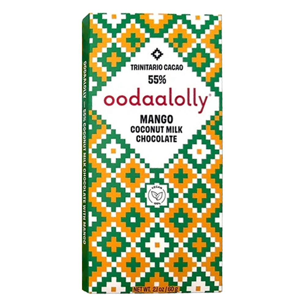 Oodaalolly - 'Mango Coconut Milk Chocolate' Bar (60G | 55%)
