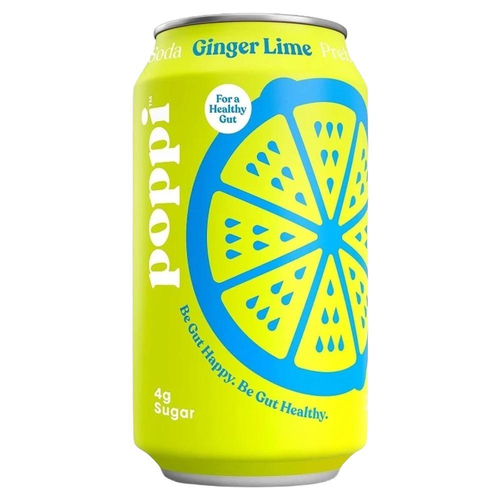 Poppi - 'Ginger Lime' Prebiotic Soda (12OZ)