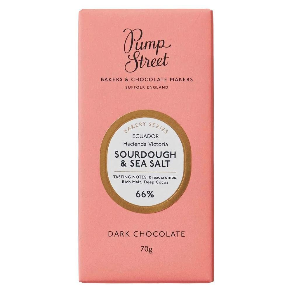 Pump Street - 'Sourdough & Sea Salt' Dark Chocolate Bar (70G | 66%).