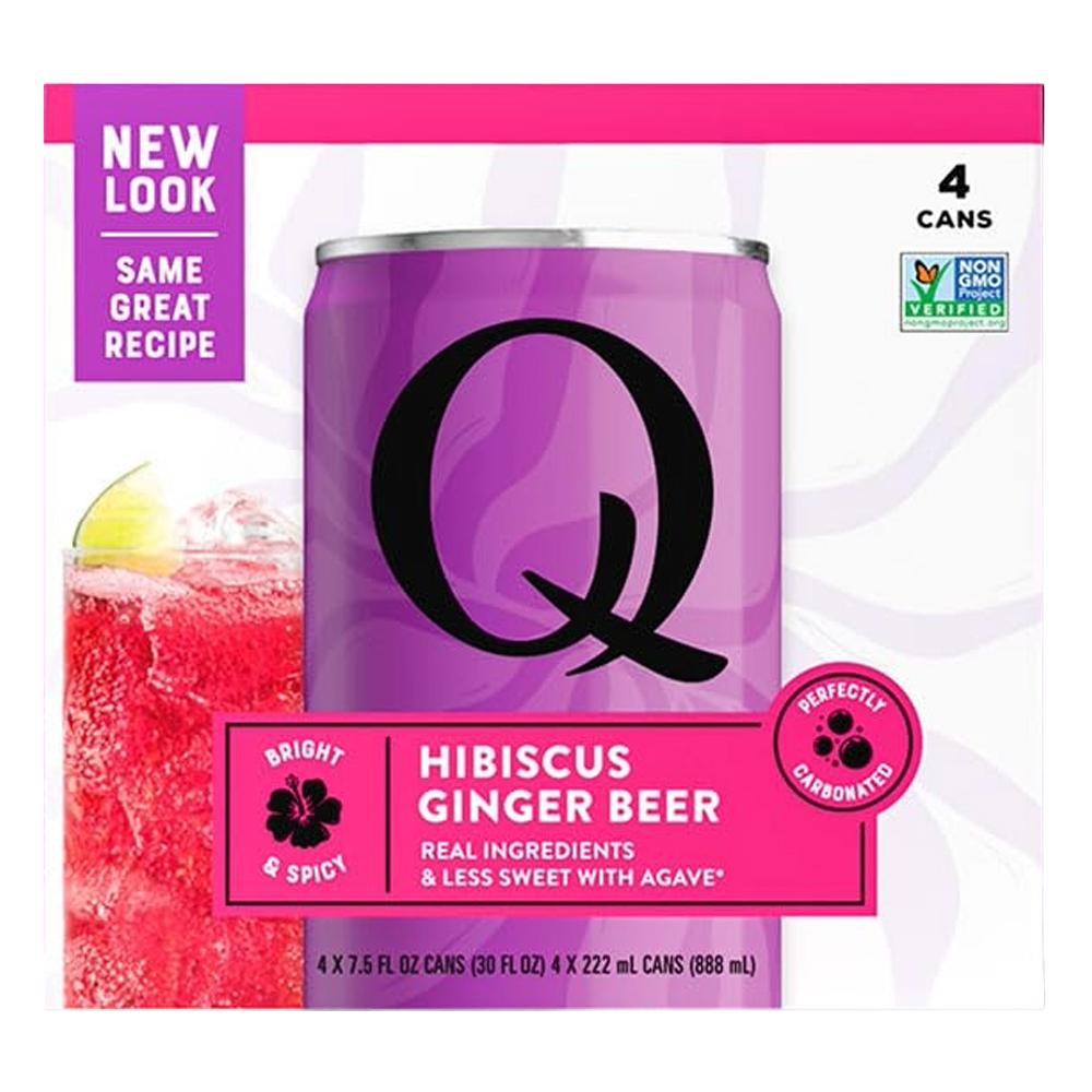 Q Mixers - 'Hibiscus' Ginger Beer (4PK).