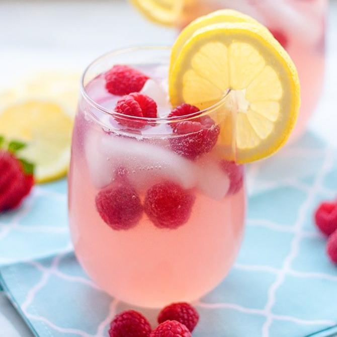Raspberry & Hibiscus White Wine Sangria