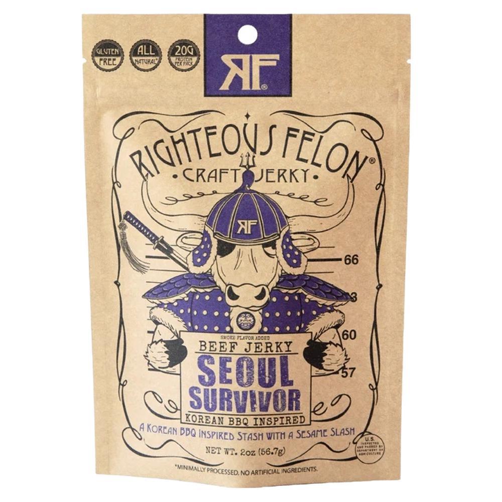 Righteous Felon - 'Seoul Survivor' Korean BBQ Beef Jerky (2OZ).