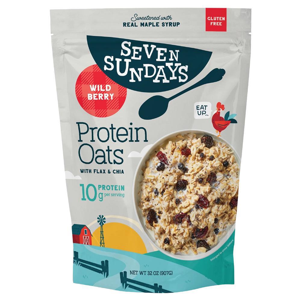 Seven Sundays - 'Wildberry' Protein Oats (16OZ)