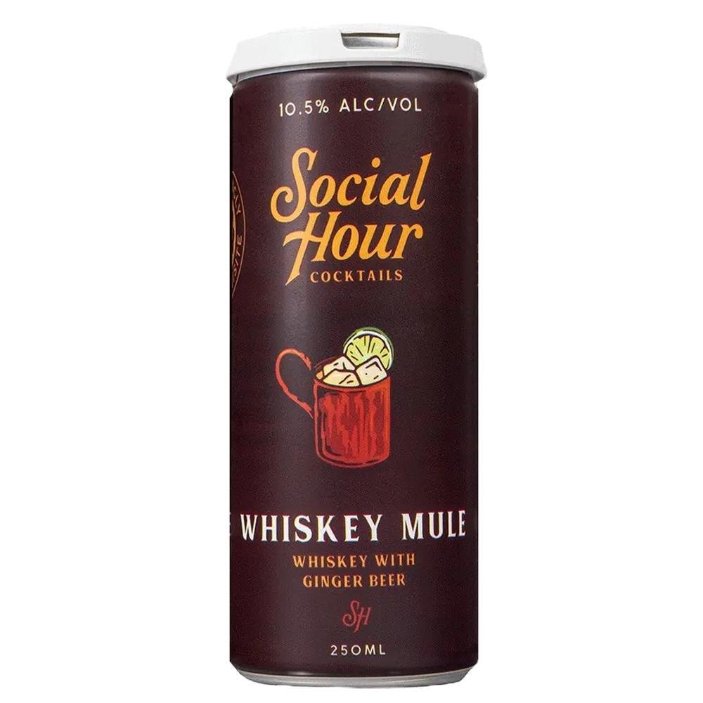 Social Hour Cocktails - 'Whiskey Mule' Cocktail (250ML).