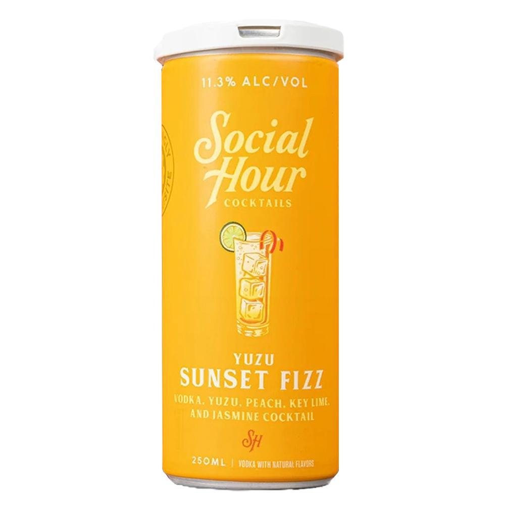 Social Hour Cocktails - 'Yuzu Sunset Fizz' Cocktail (250ML).