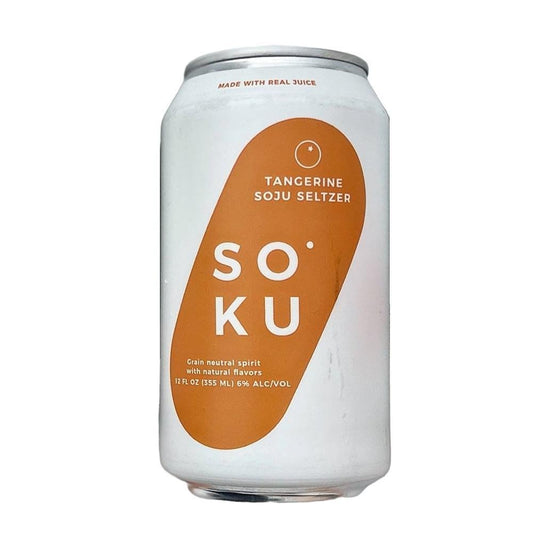 SOKU - Tangerine Soju Seltzer (12OZ) - The Epicurean Trader