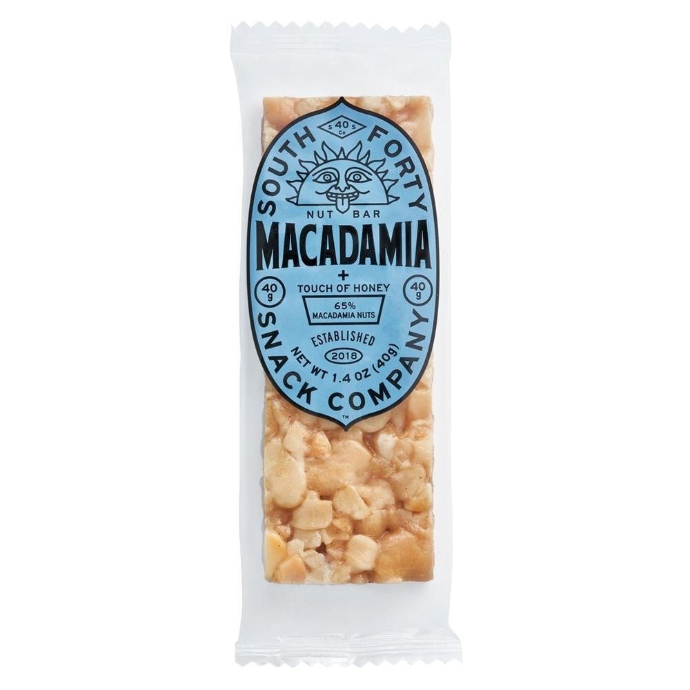 South Forty Snacks Company - 'Macadamia Nut' Crunchy Nut Bar (1.4OZ)
