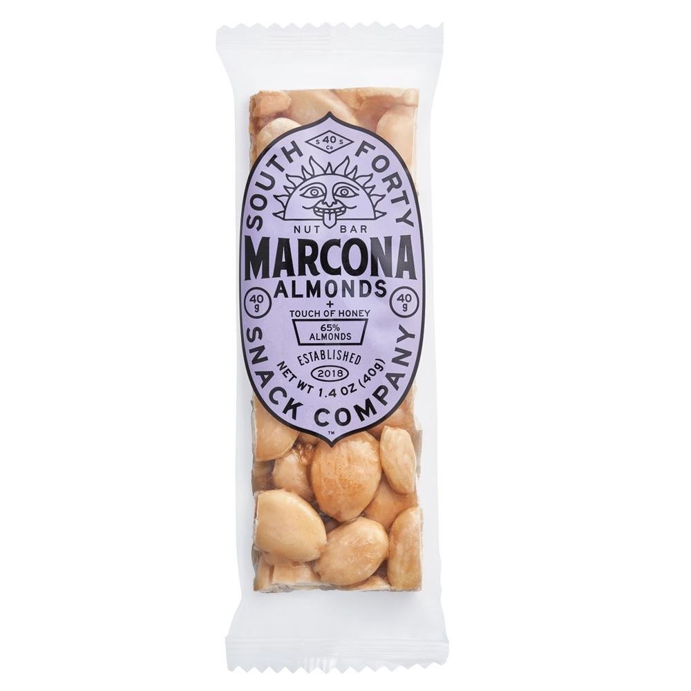 South Forty Snacks Company - 'Marcona Almond' Crunchy Nut Bar (1.4OZ).