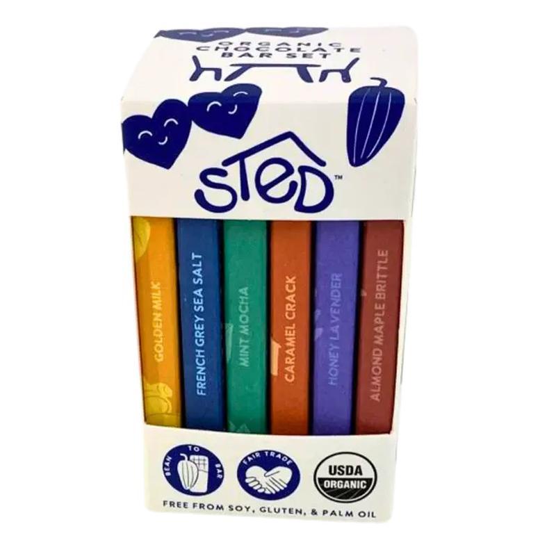 Sted Chocolate - Artisan Chocolate Bar Set (6CT).