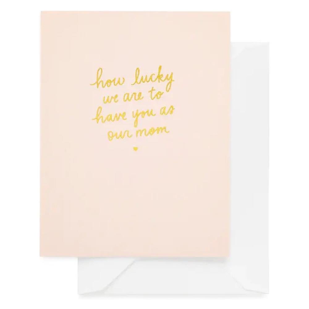 Sugar Paper - 'How Lucky We Are' Folded Card (1CT)