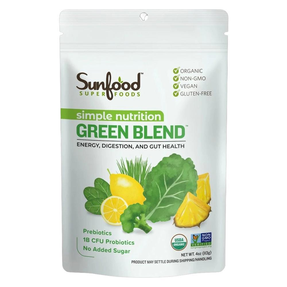 Sunfood Superfoods - 'Simple Nutrition' Green Blend (4OZ).