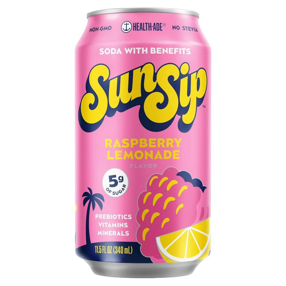 SunSip - 'Raspberry Lemonade' Soda (11.5OZ)