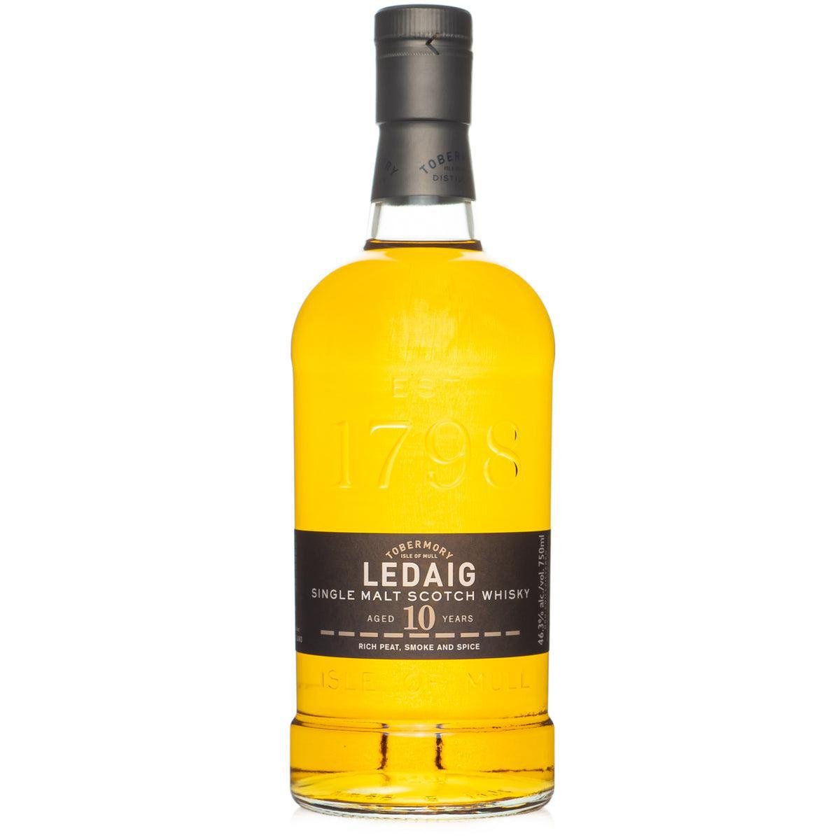 Tobermory Distillery - 'Ledaig' 10yr Isle Of Mull Single Malt Scotch (750ML).