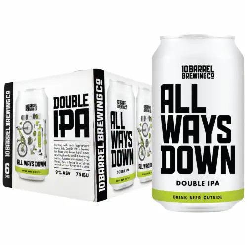 10 Barrel Brewing Co. - 'All Ways Down' Double IPA (6PK) - The Epicurean Trader