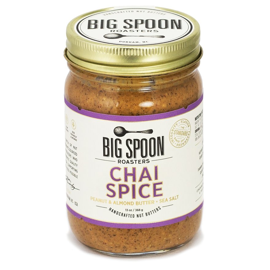Big Spoon Roasters - 'Chai Spice' Peanut & Almond Nut Butter (13OZ) - The Epicurean Trader