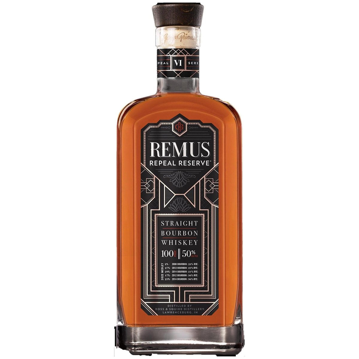 George Remus Straight Bourbon Whiskey 750ml.