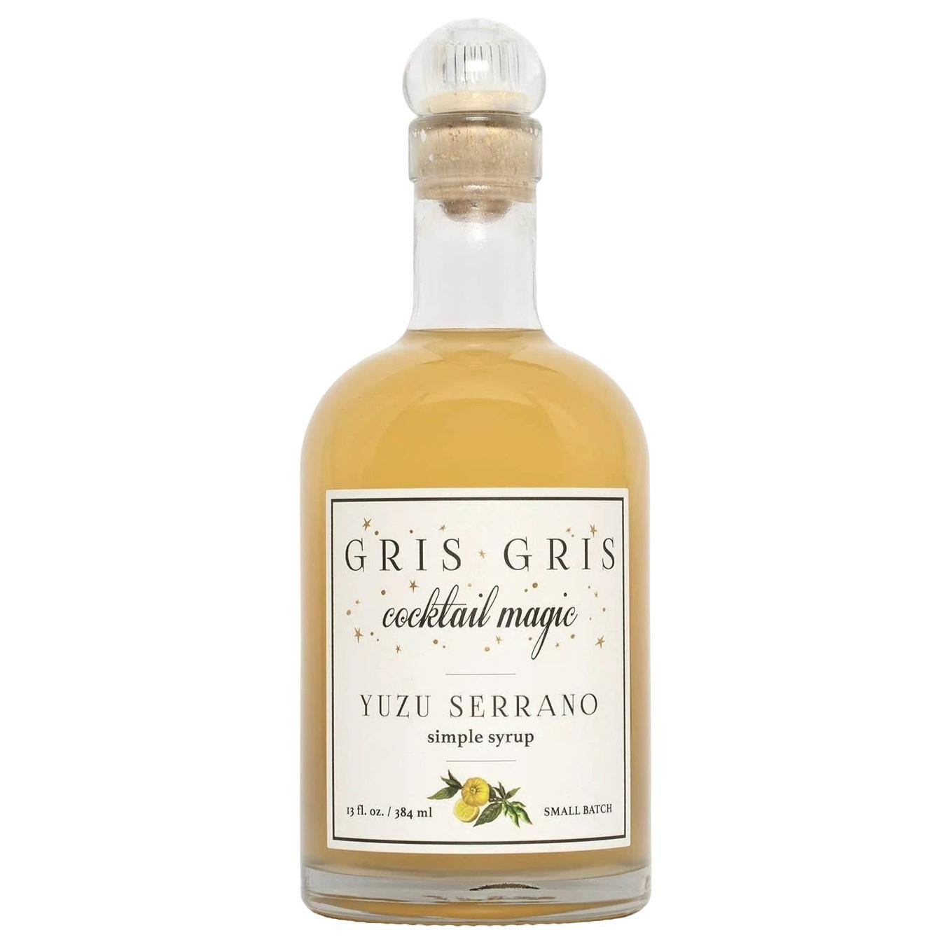 Gris Gris Cocktail Magic - 'Yuzu Serrano' Simple Syrup (13OZ) - The Epicurean Trader