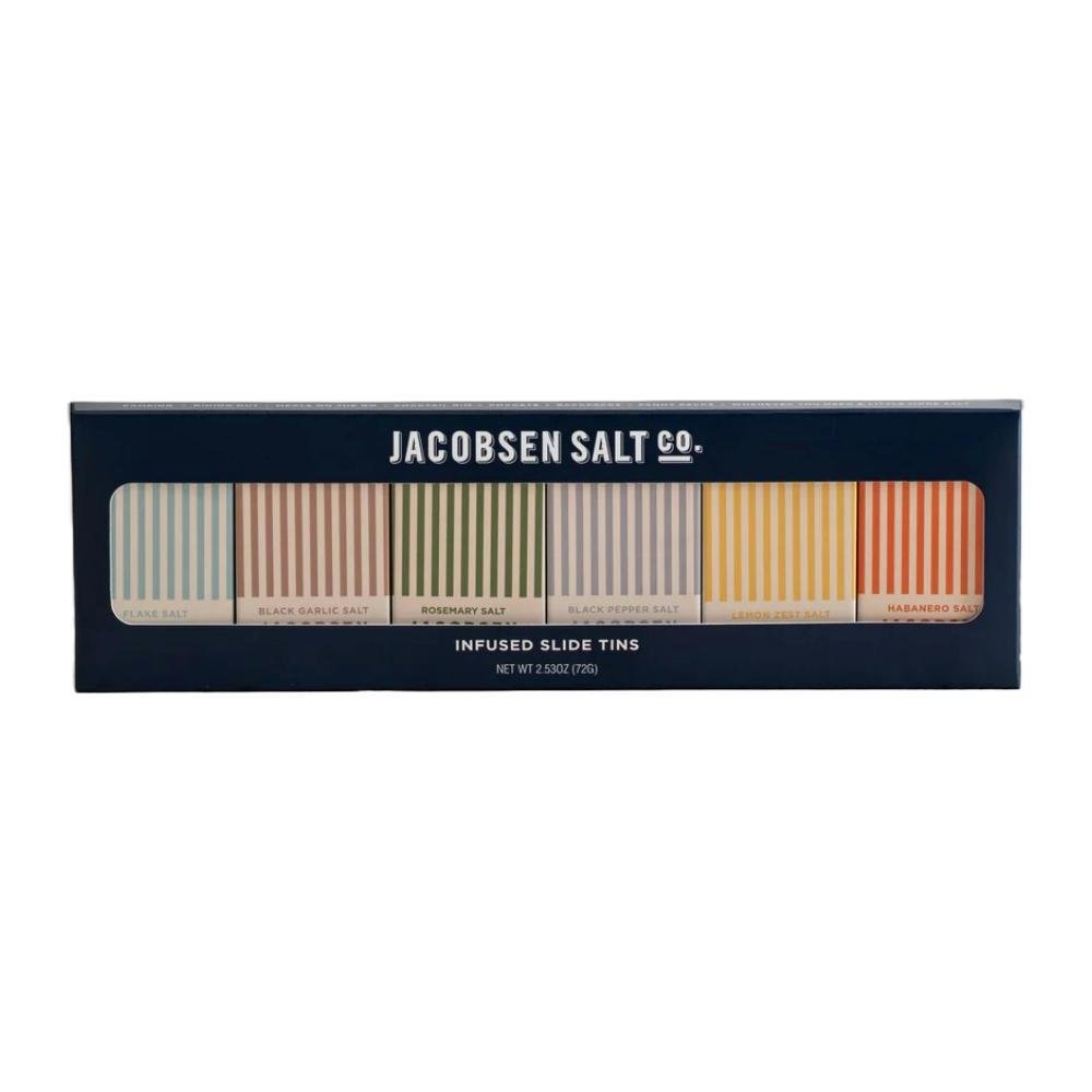 Jacobsen Salt Co - 'Infused Slide Tins' Set (6CT) - The Epicurean Trader
