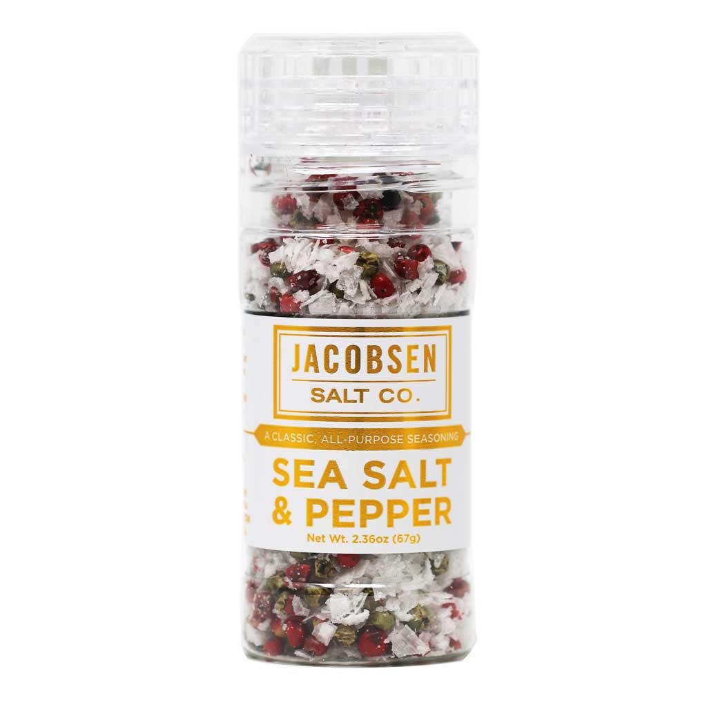 Jacobsen Salt Co - Sea Salt & Pepper Grinder (58G) - The Epicurean Trader