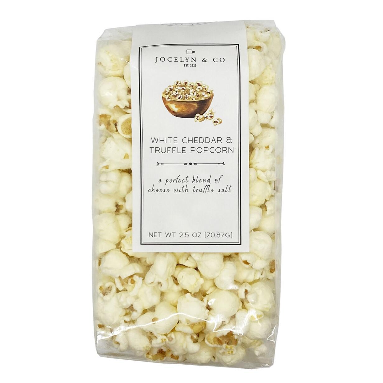 Jocelyn & Co - White Cheddar & Truffle Popcorn (2.5OZ) - The Epicurean Trader