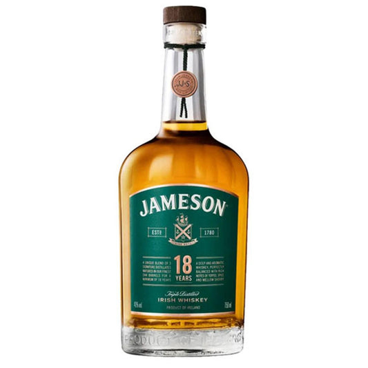 John Jameson & Son Distillery - 'Jameson' 18yr Triple Distilled Irish Whiskey (750ML) - The Epicurean Trader