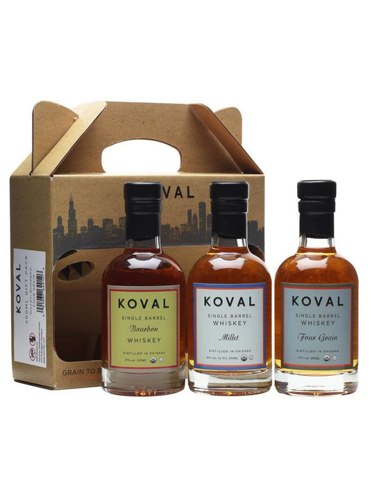 Koval - Assorted Whiskey Gift Set (3PK) - The Epicurean Trader