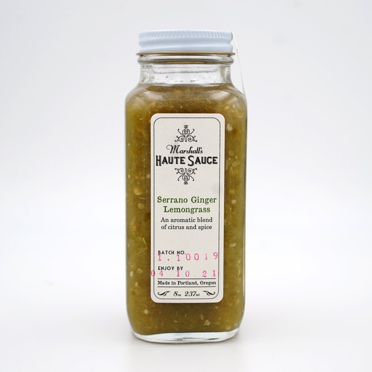 Marshall's Haute Sauce - 'Serrano Ginger Lemongrass' Hot Sauce (8OZ) - The Epicurean Trader