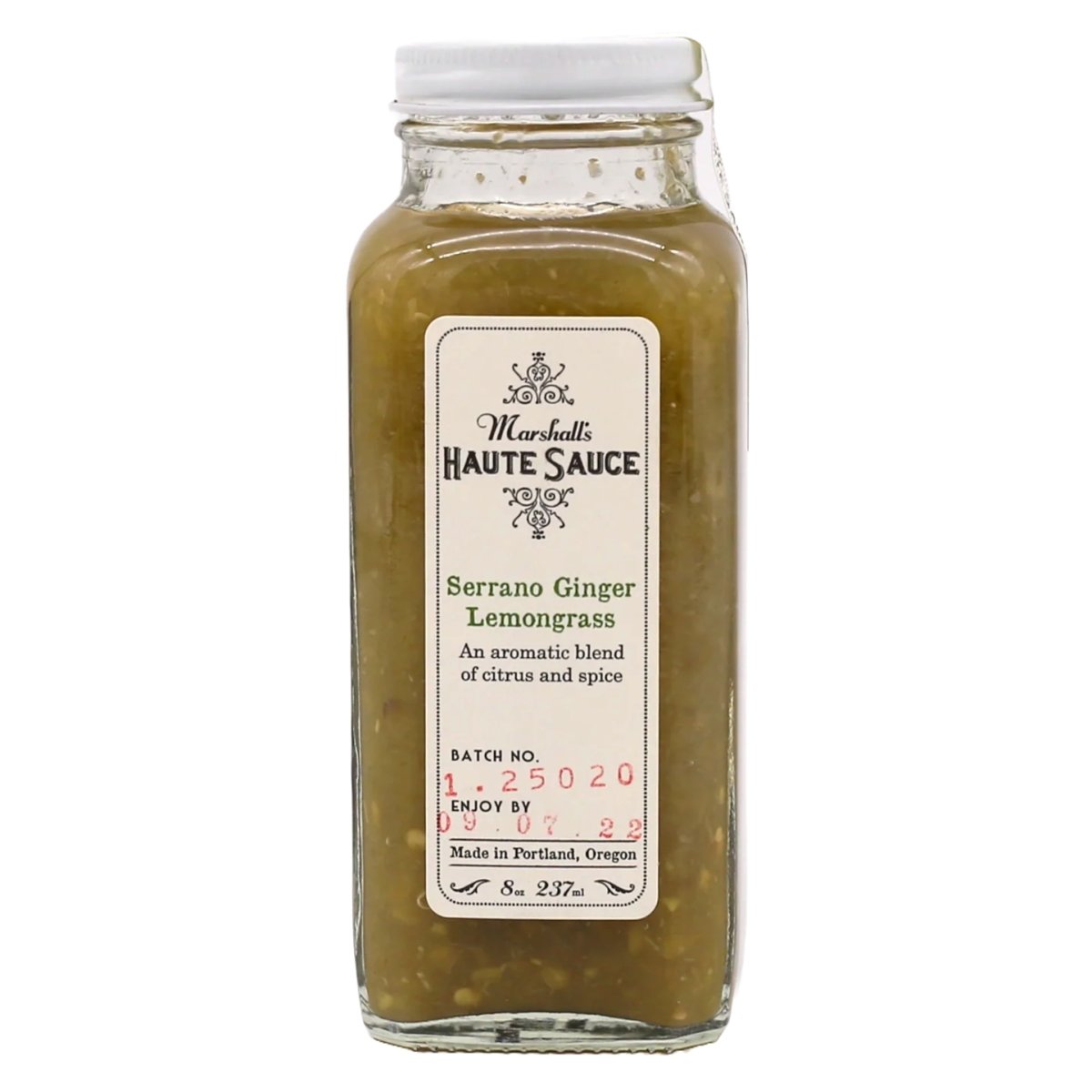 Marshall's Haute Sauce - 'Serrano Ginger Lemongrass' Hot Sauce (8OZ) - The Epicurean Trader