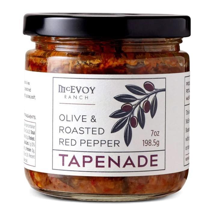 McEvoy Ranch - Olive & Roasted Red Pepper Tapenade (7OZ) - The Epicurean Trader
