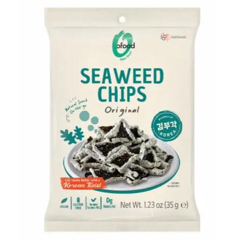 Ofood - 'Original' Seaweed Chips (1.23OZ) - The Epicurean Trader