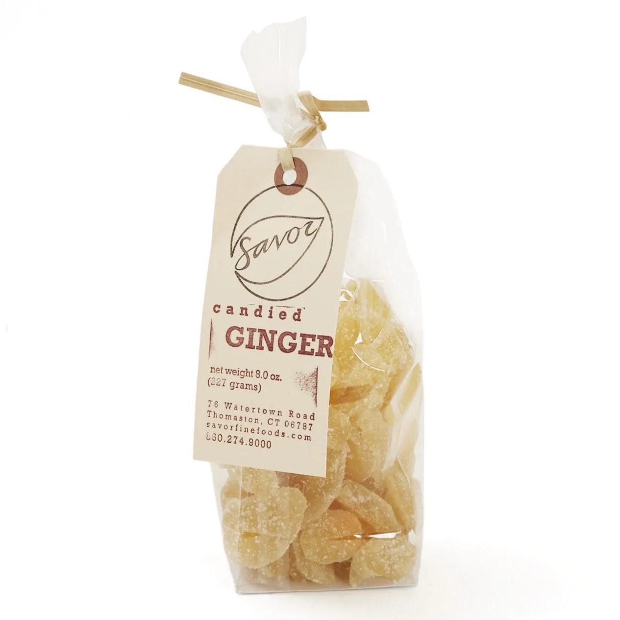 Savor Fine Foods - Candied Ginger (8OZ) - The Epicurean Trader