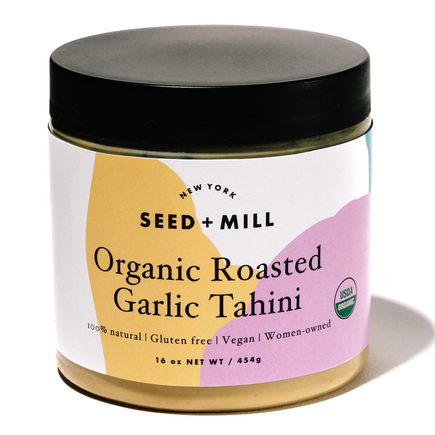 Seed + Mill - Organic Roasted Garlic Tahini (16OZ) - The Epicurean Trader