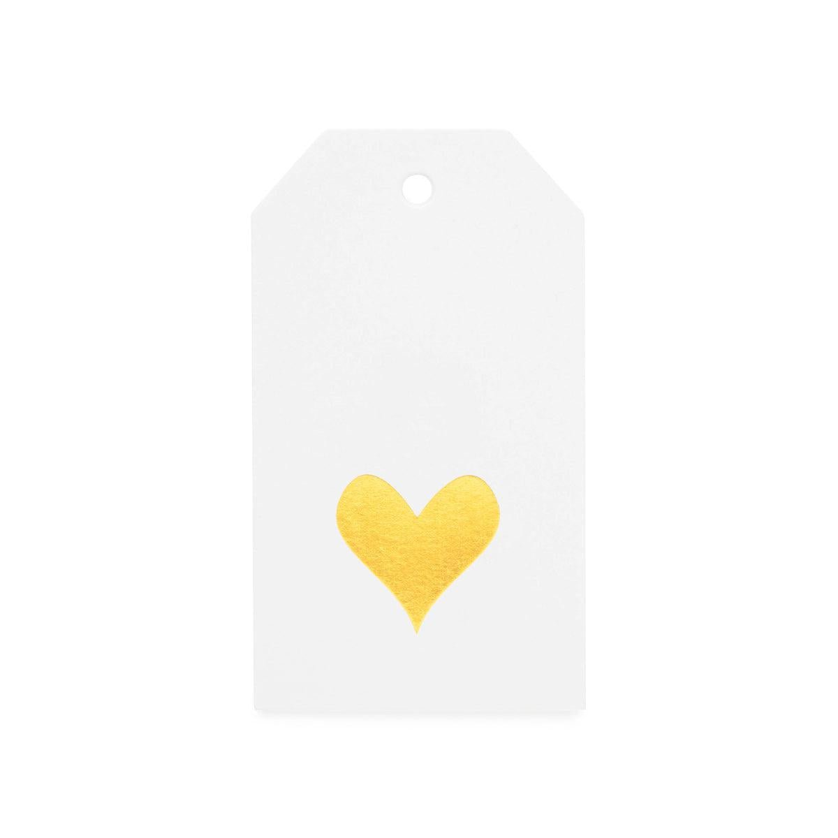 Sugar Paper - 'Gold Heart' Gift Tag (1CT) - The Epicurean Trader