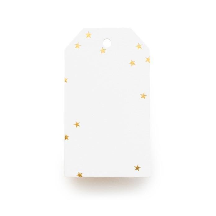 Sugar Paper - 'Gold Stars' Gift Tag (1CT) - The Epicurean Trader