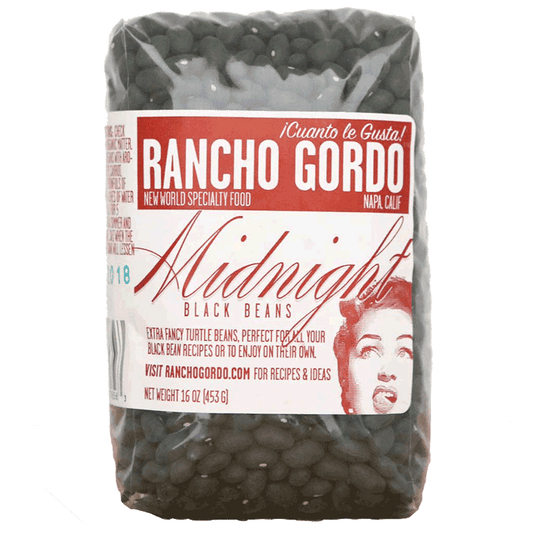 Rancho Gordo - 'Midnight' Black Heirloom Beans (16OZ)
