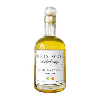 Gris Gris Cocktail Magic - 'Basil Habanero' Simple Syrup (13OZ)