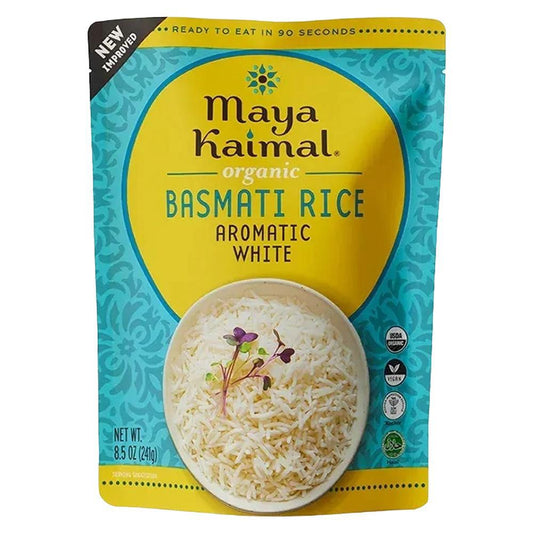 Maya Kaimal - 'Aromatic White' Organic Basmati Rice (8.5OZ)